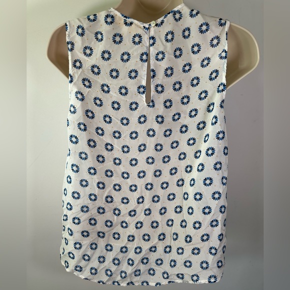 Paloma Blue Sleeveless Smocked Top - Size Small - Picture 6 of 6